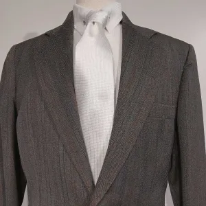 Carl Meyers Grey with Orange Stripes Three Piece Mens Suit