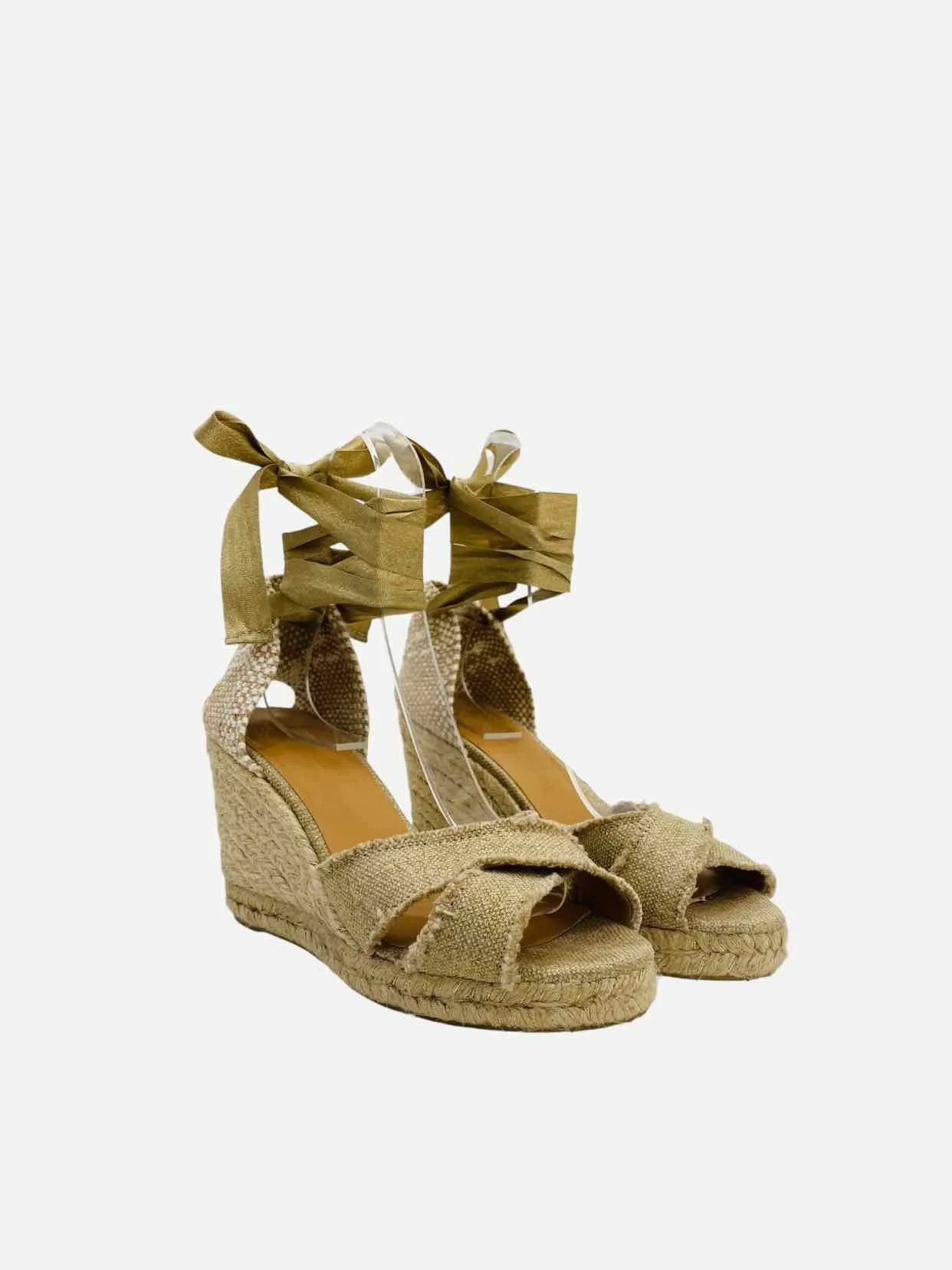 CASTANER Espadrille Beige Wedges 39
