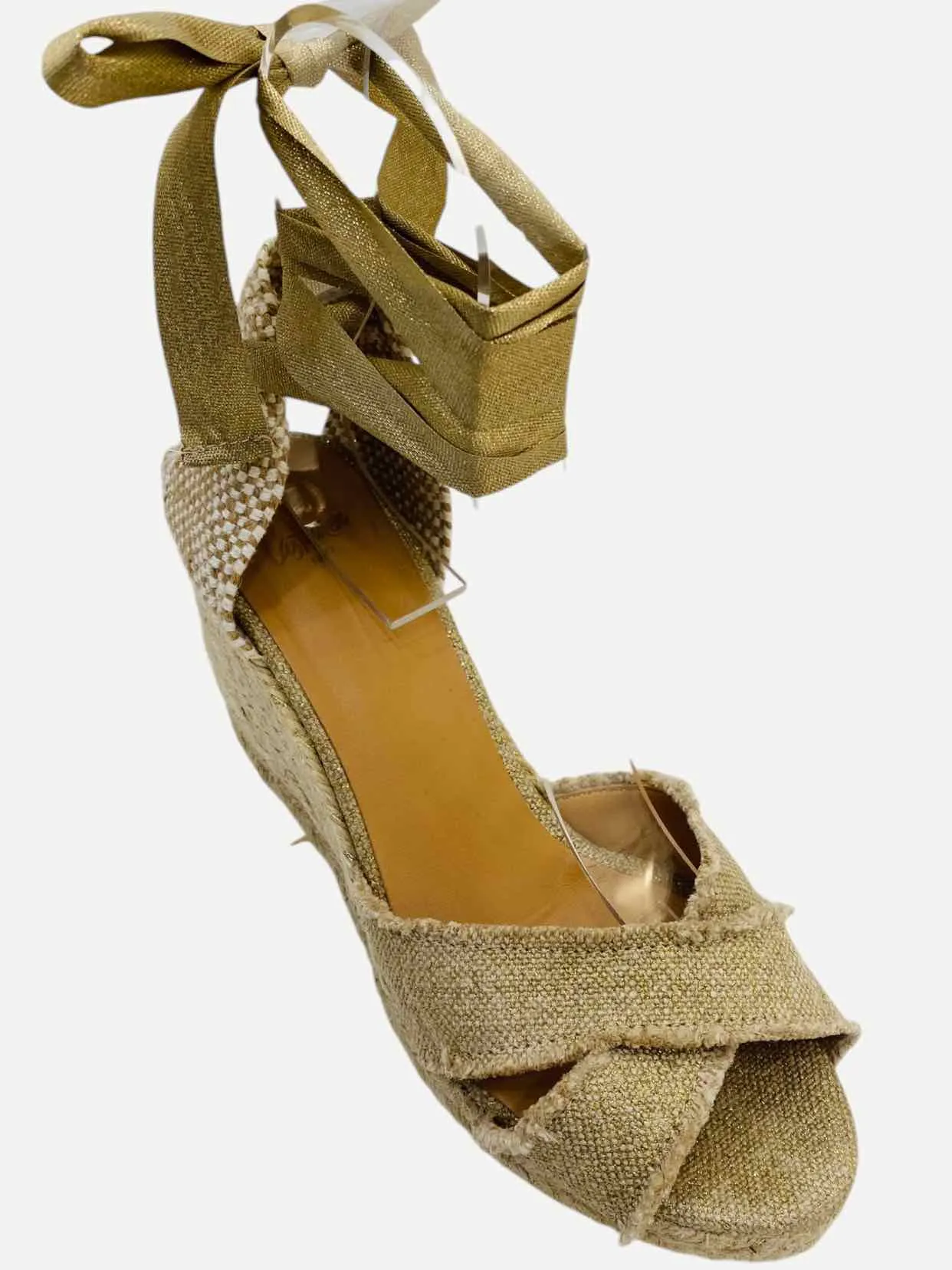 CASTANER Espadrille Beige Wedges 39