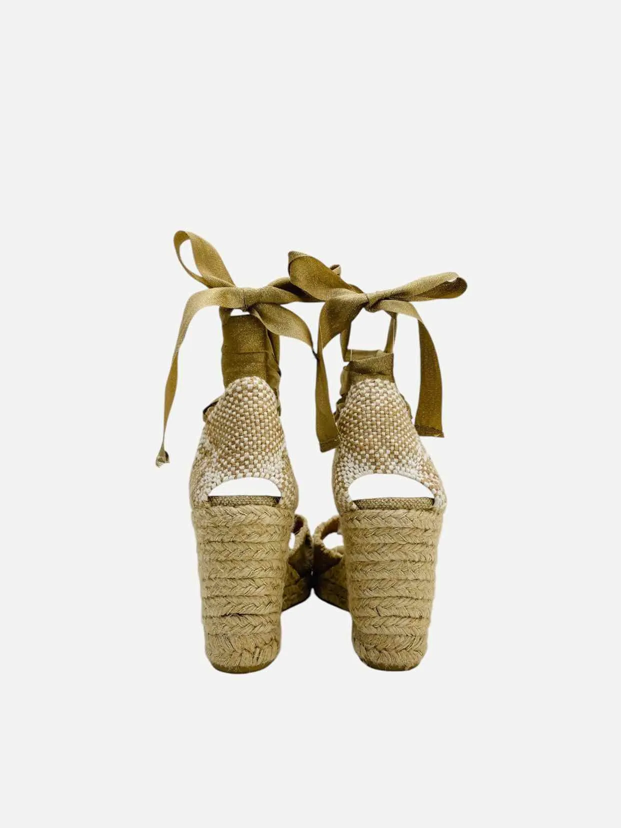 CASTANER Espadrille Beige Wedges 39