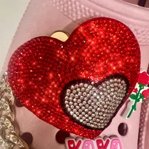 CHAIN SHOE CHARMS EXTRA LARGE  - XL HEART