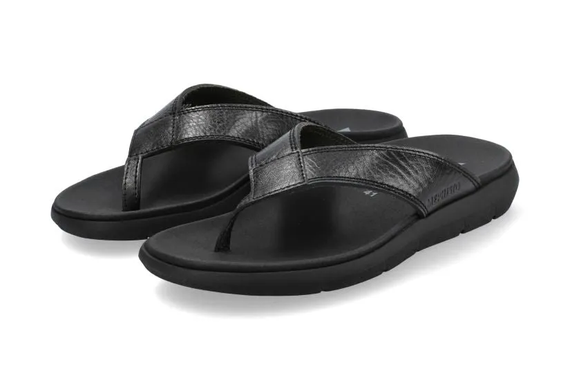 'Charly' men's slide toe sandal - black