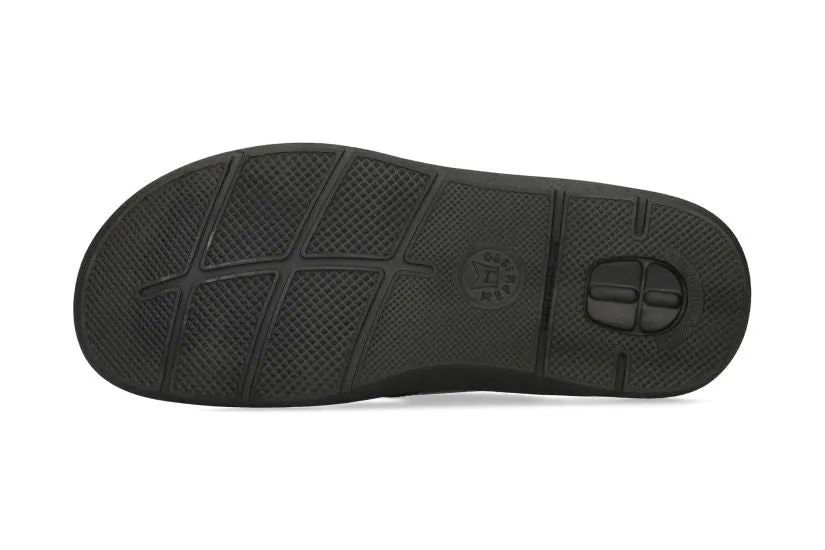 'Charly' men's slide toe sandal - black