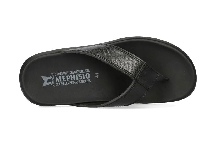 'Charly' men's slide toe sandal - black