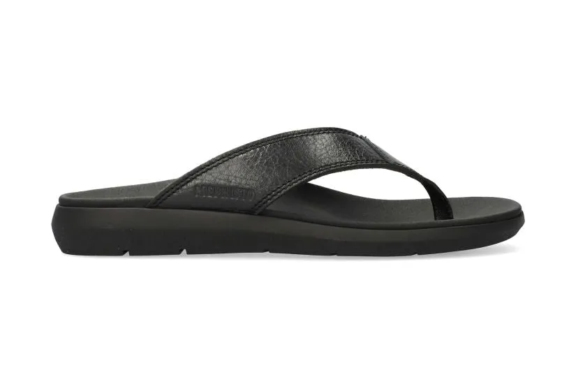 'Charly' men's slide toe sandal - black