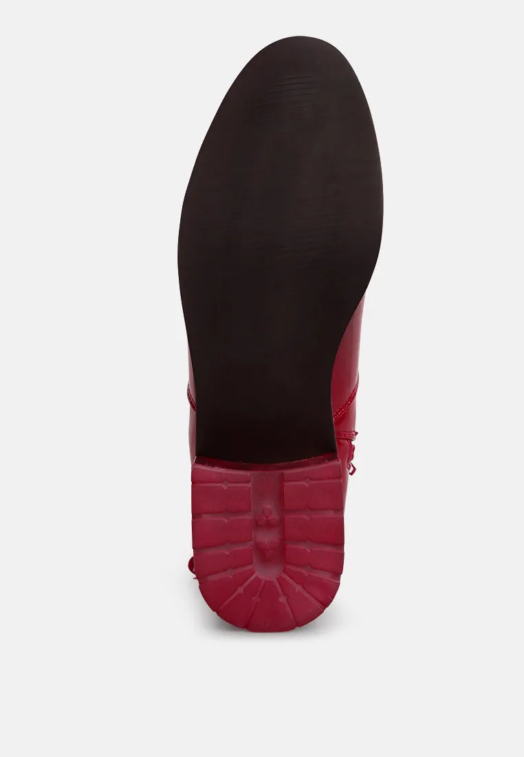 Cheer Leader Tassels Detail Ankle Boots By Ruw