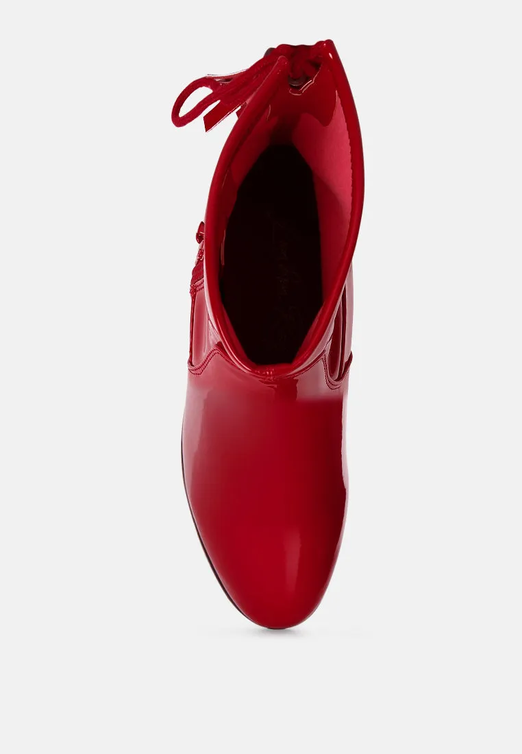 Cheer Leader Tassels Detail Ankle Boots By Ruw