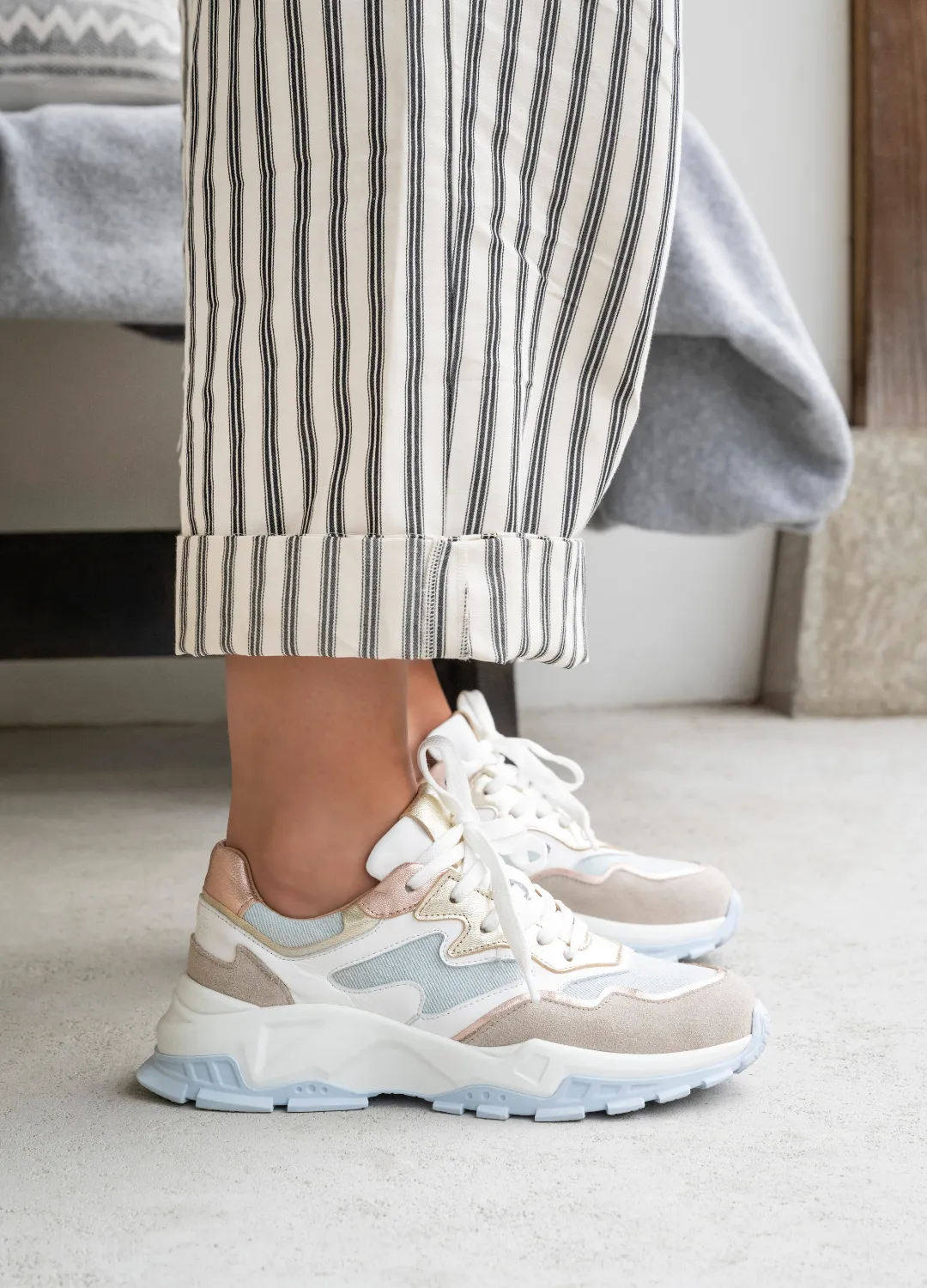 CHESTER denim - Sneakers | Rosé / Jeans