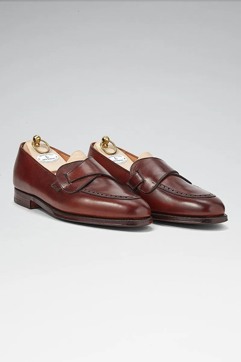 Chestnut Calf Leather Butterfly Loafers