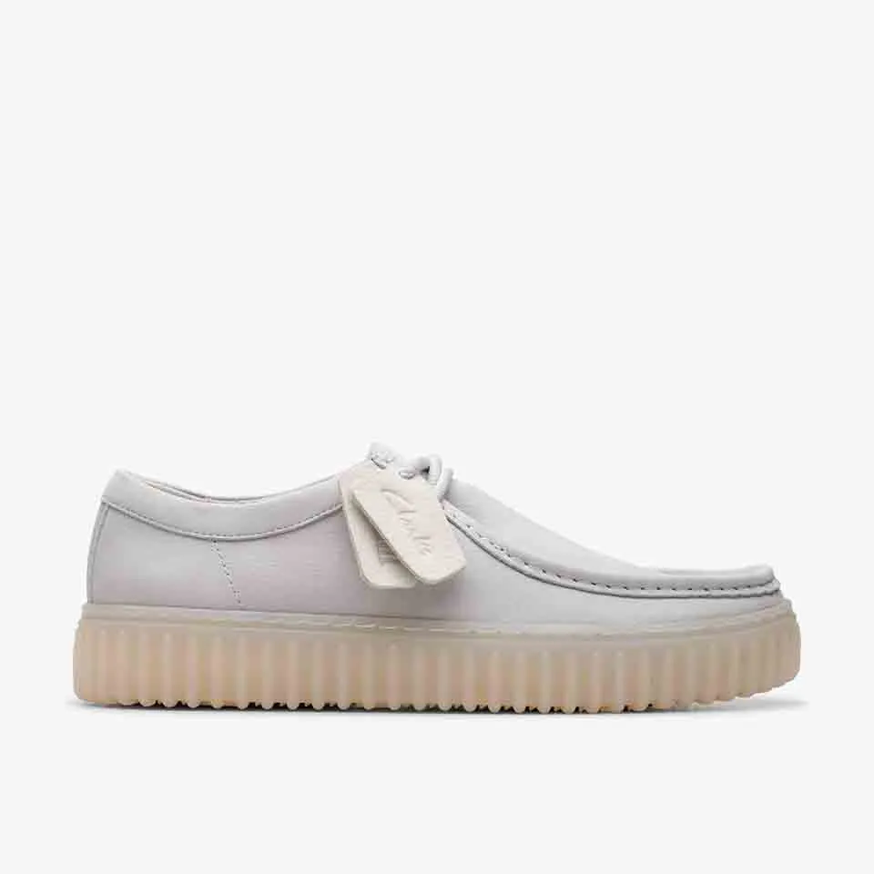 Clarks Men's Torhill Lo Navy | White Leather