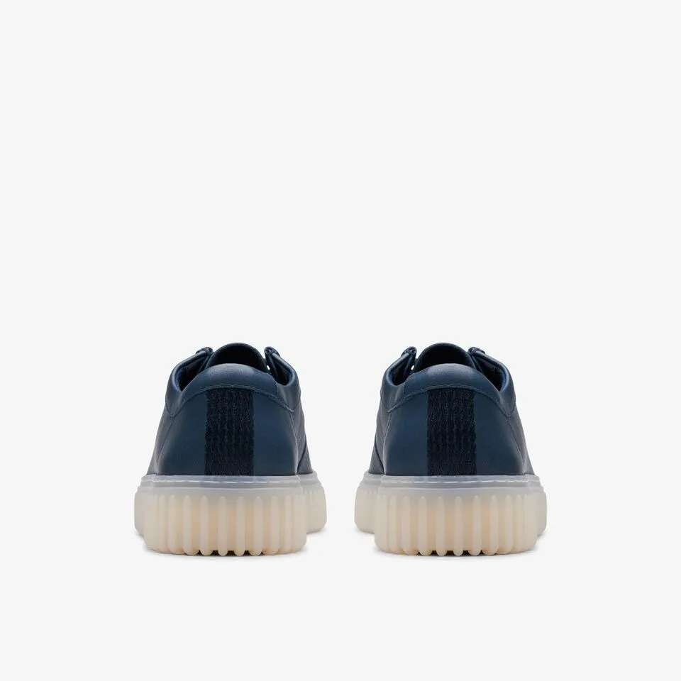 Clarks Men's Torhill Lo Navy | White Leather