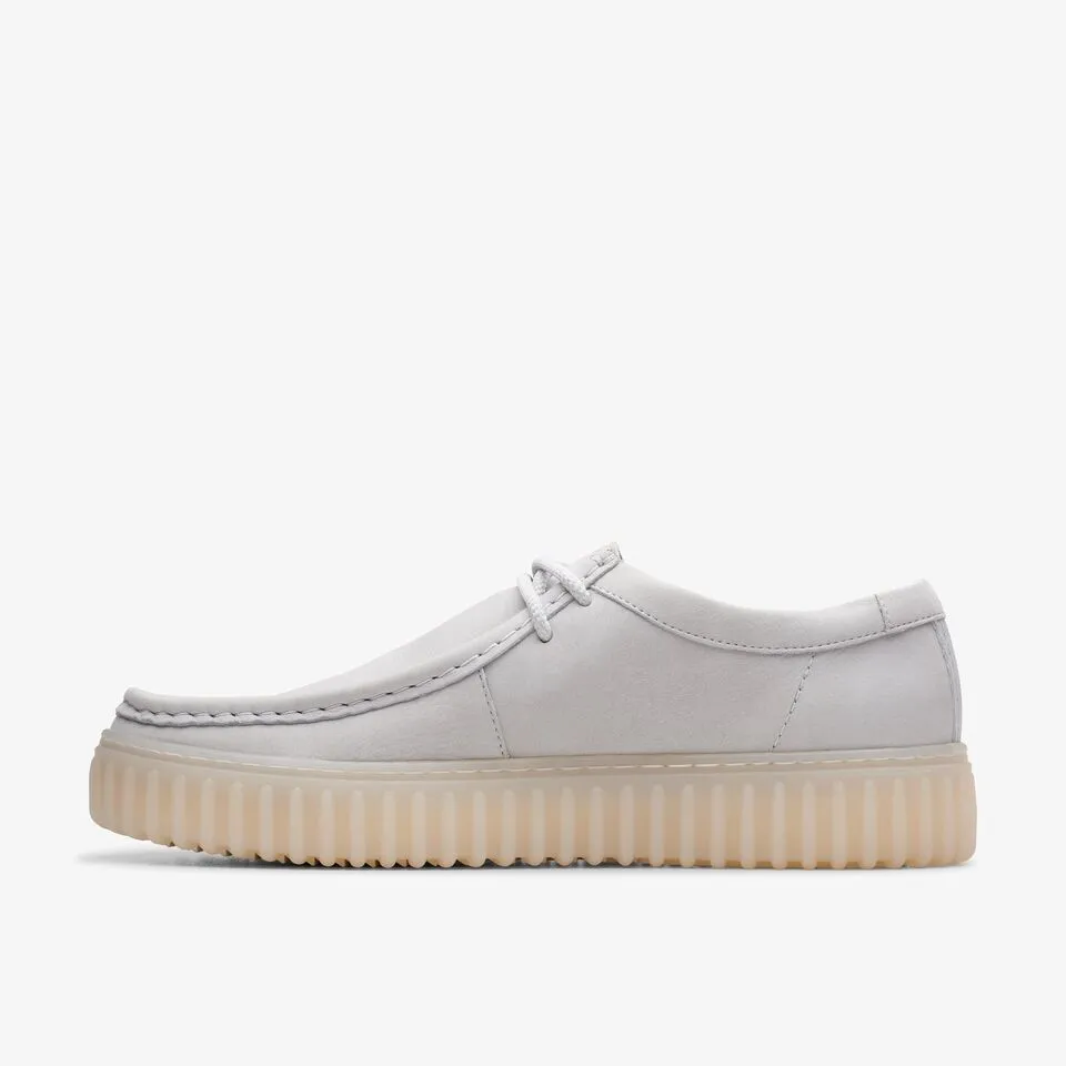 Clarks Men's Torhill Lo Navy | White Leather