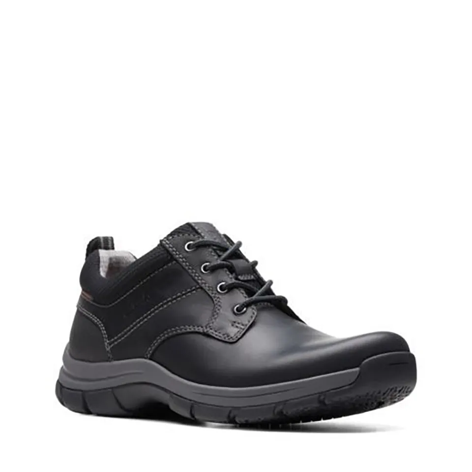 Clarks Men's Walpath Low Black | Brown Leather