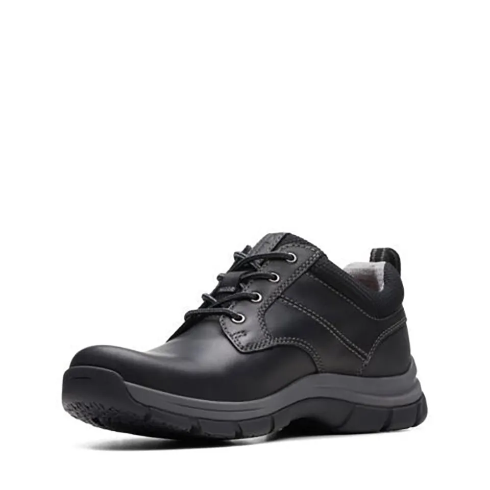 Clarks Men's Walpath Low Black | Brown Leather