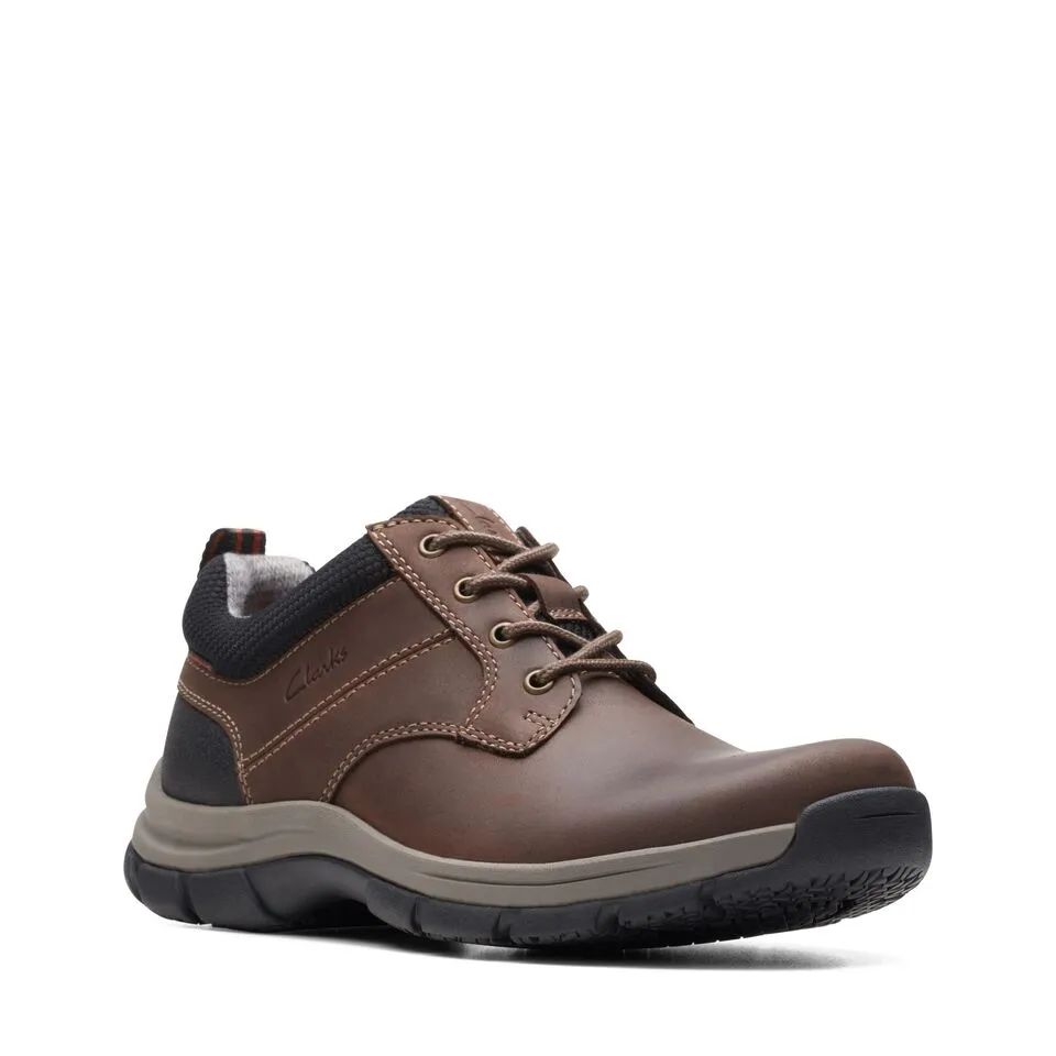 Clarks Men's Walpath Low Black | Brown Leather