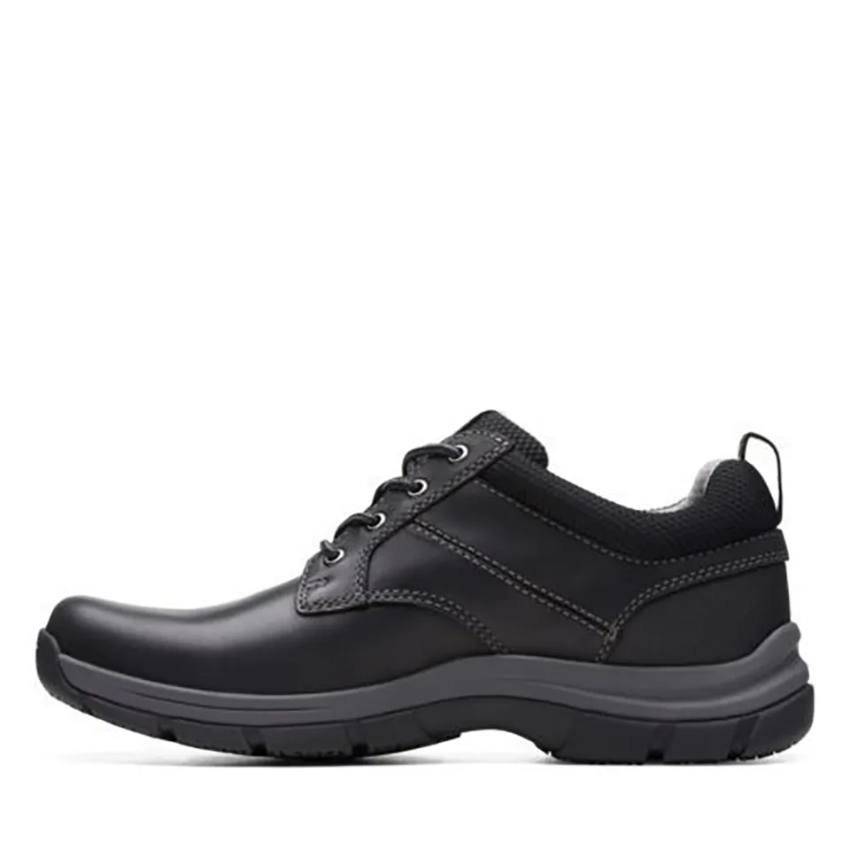 Clarks Men's Walpath Low Black | Brown Leather
