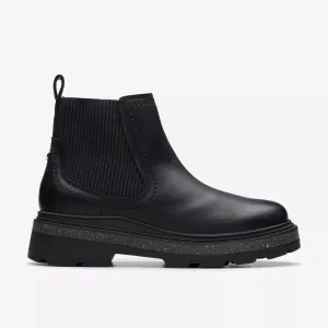 Clarks Women's HencroftStepWP Black Leather 26179951