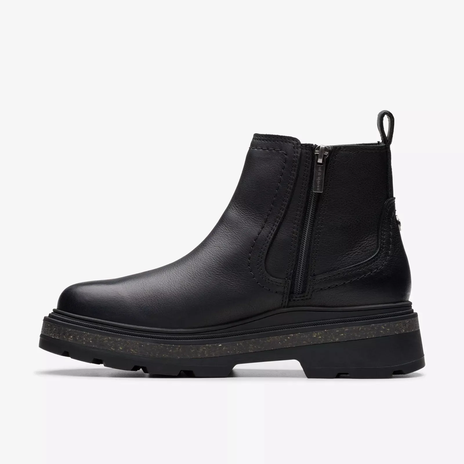 Clarks Women's HencroftStepWP Black Leather 26179951