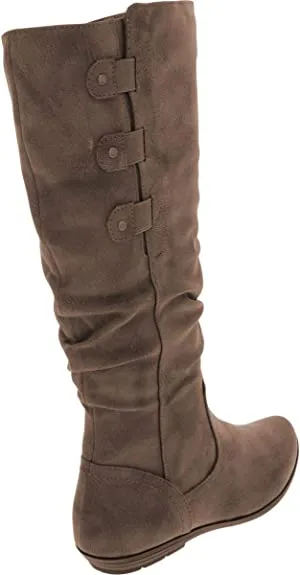 Cliffs By White Mountain Felisa Tall Boot Brown/Smooth