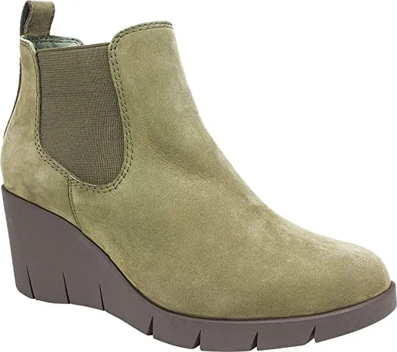 CLIFFS BY WHITE MOUNTAIN Shoes PERCY Women's Boot, OLIVE/NUBUCK/LEATHER, 10 M