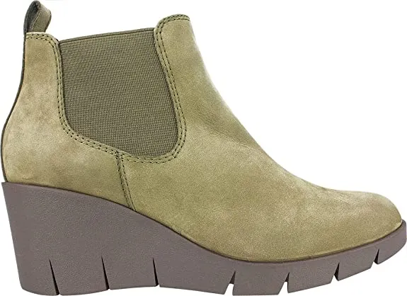 CLIFFS BY WHITE MOUNTAIN Shoes PERCY Women's Boot, OLIVE/NUBUCK/LEATHER, 10 M