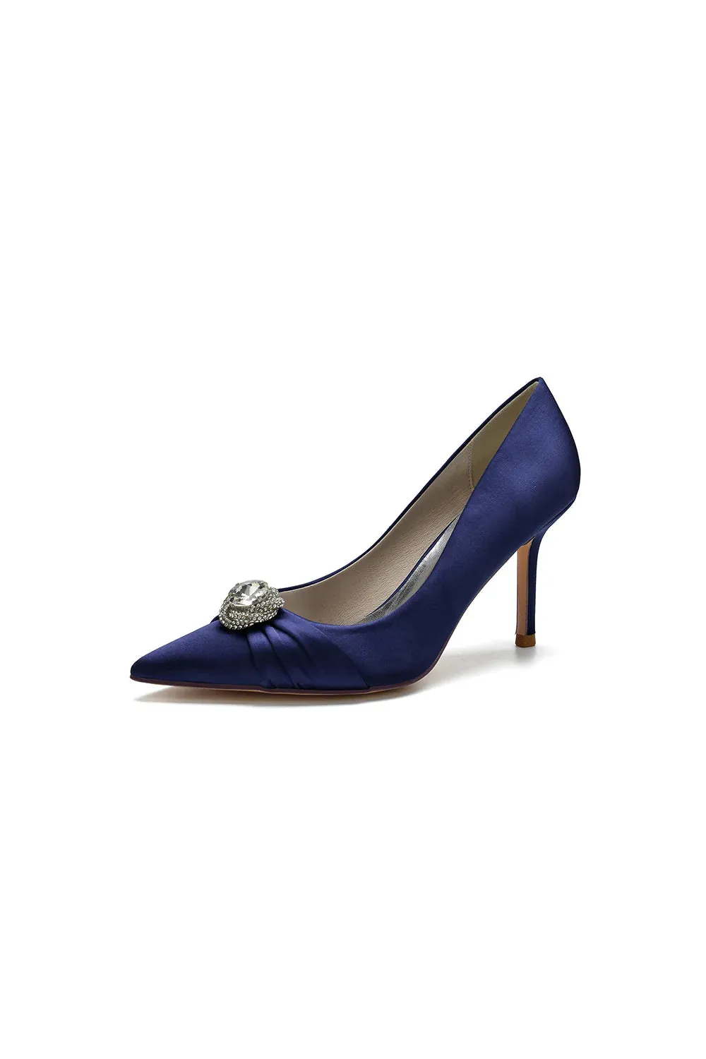 Cocktail Pointed Toe Crystal High Heels