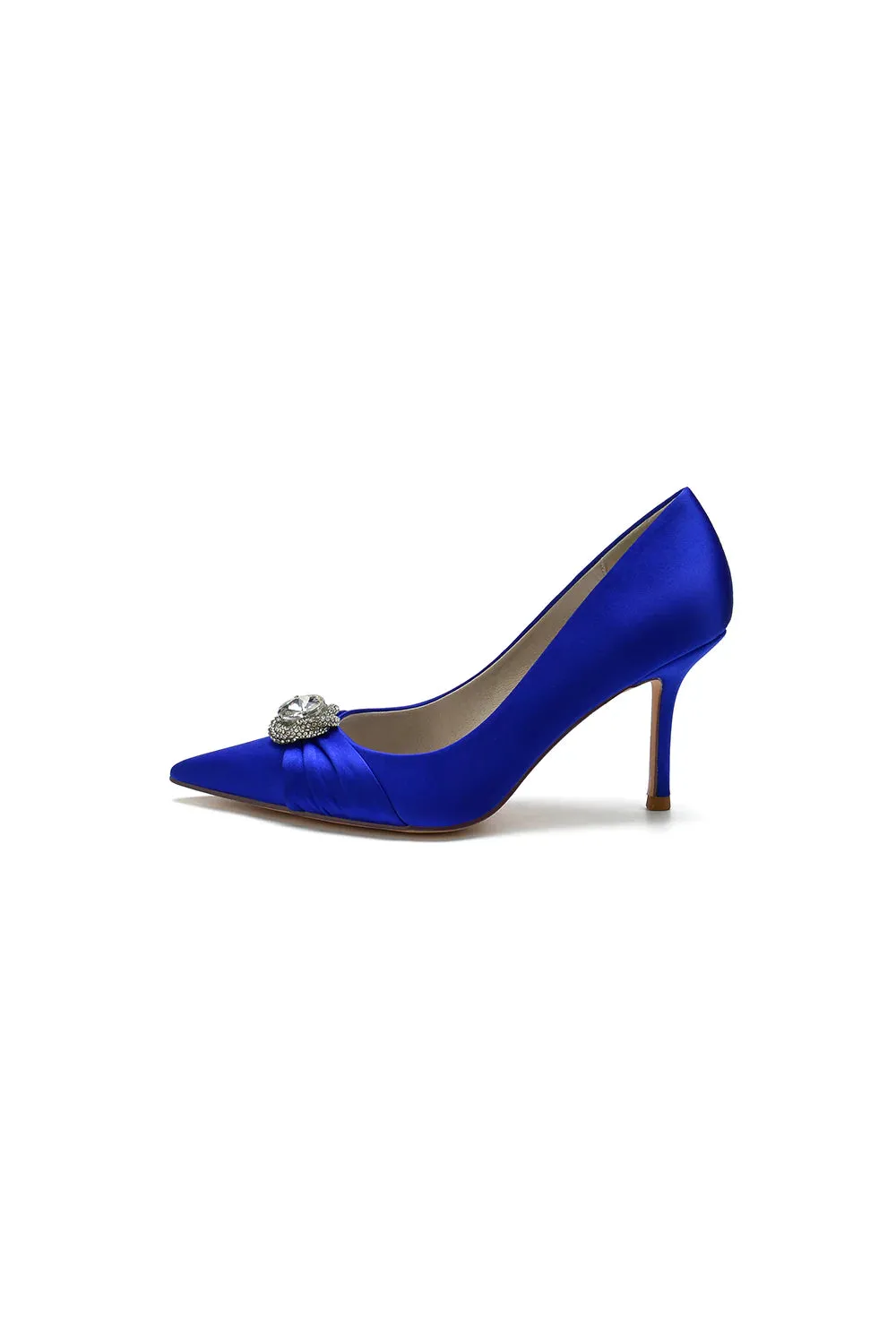 Cocktail Pointed Toe Crystal High Heels
