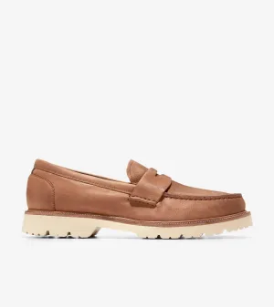 Cole Haan Men's American Classics Penny Loafer Cuoio Alabaster Gleam C36539