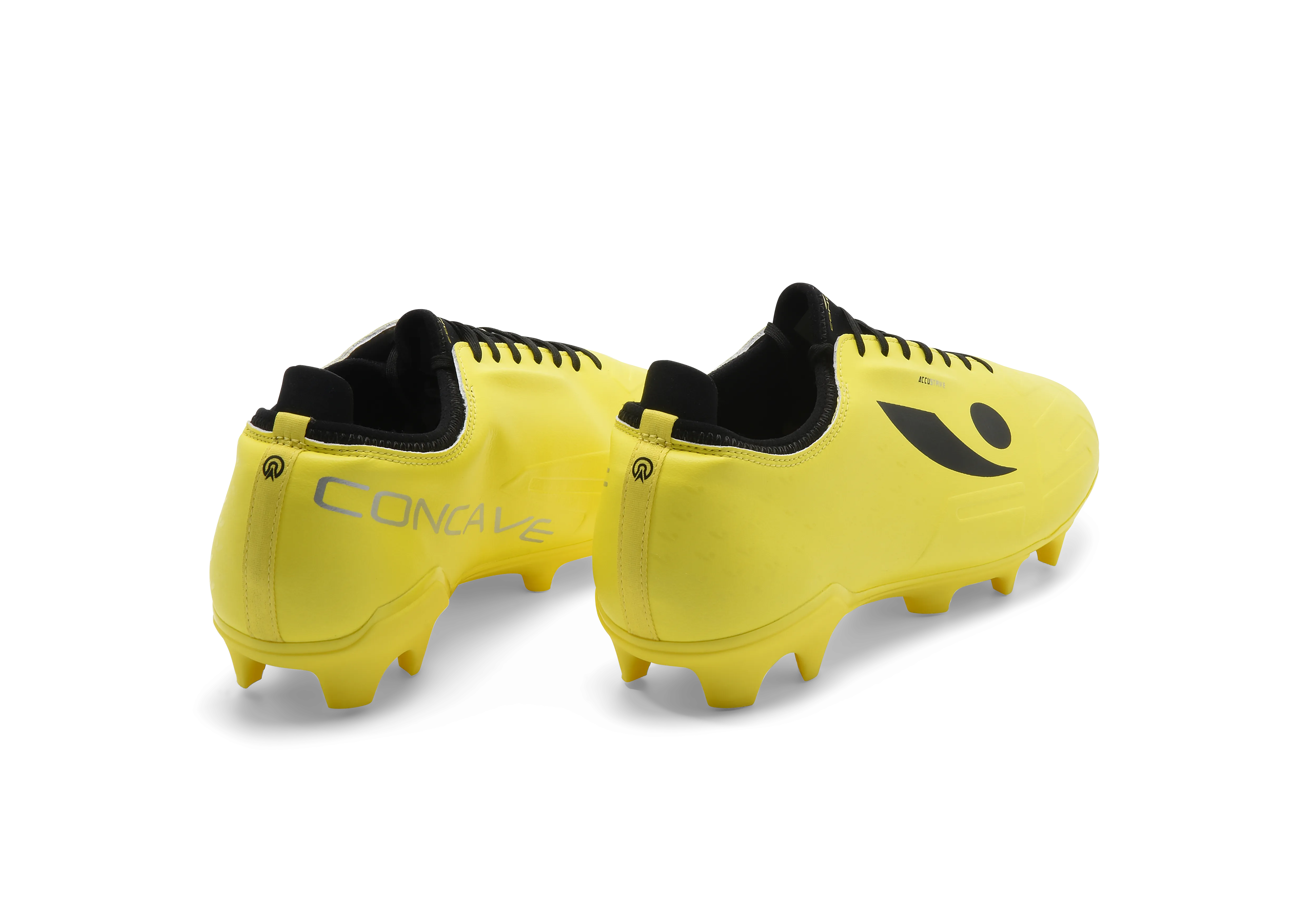 Concave Halo V2 Firm Ground Junior's Football Boots - Yellow/Black