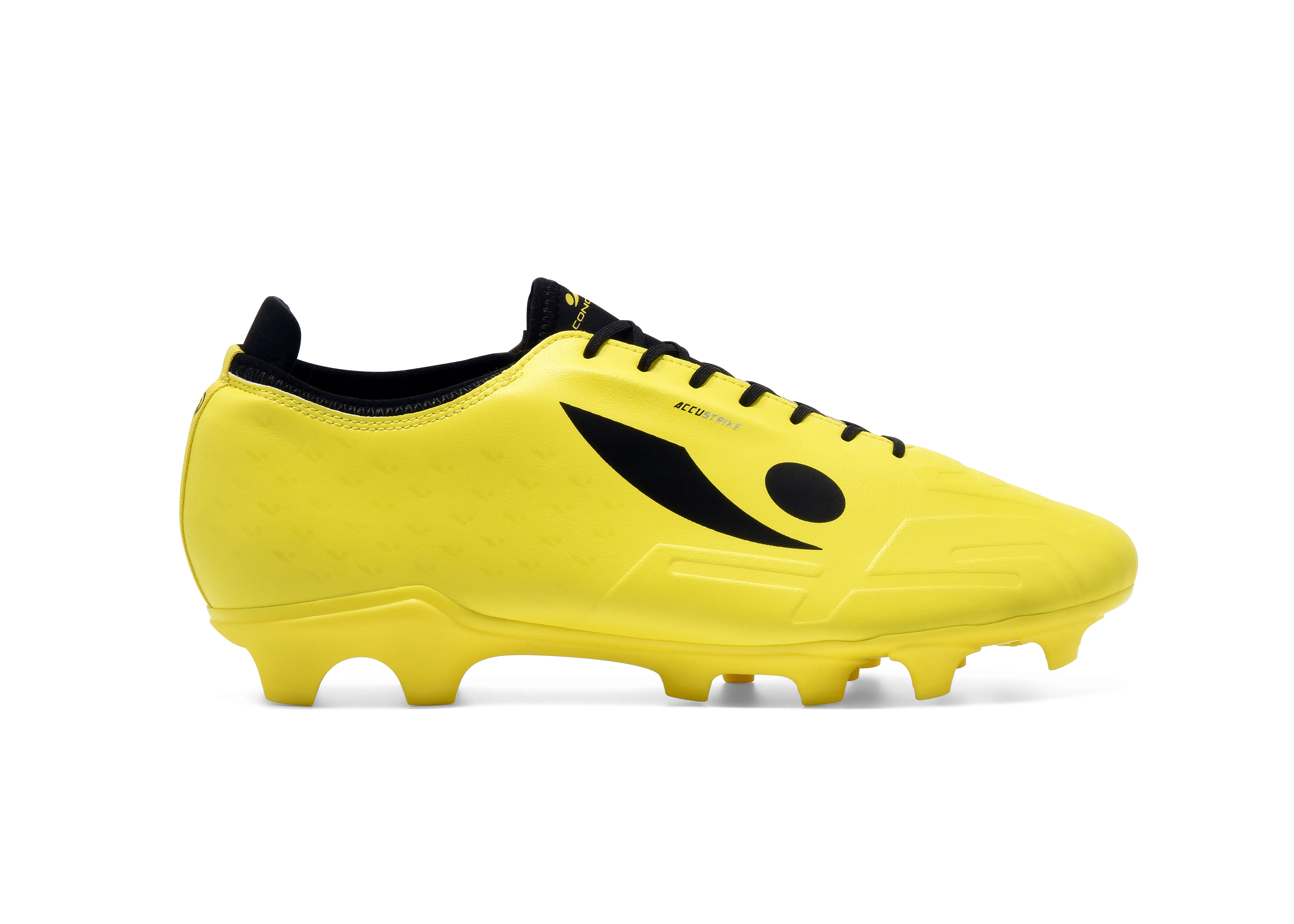 Concave Halo V2 Firm Ground Junior's Football Boots - Yellow/Black