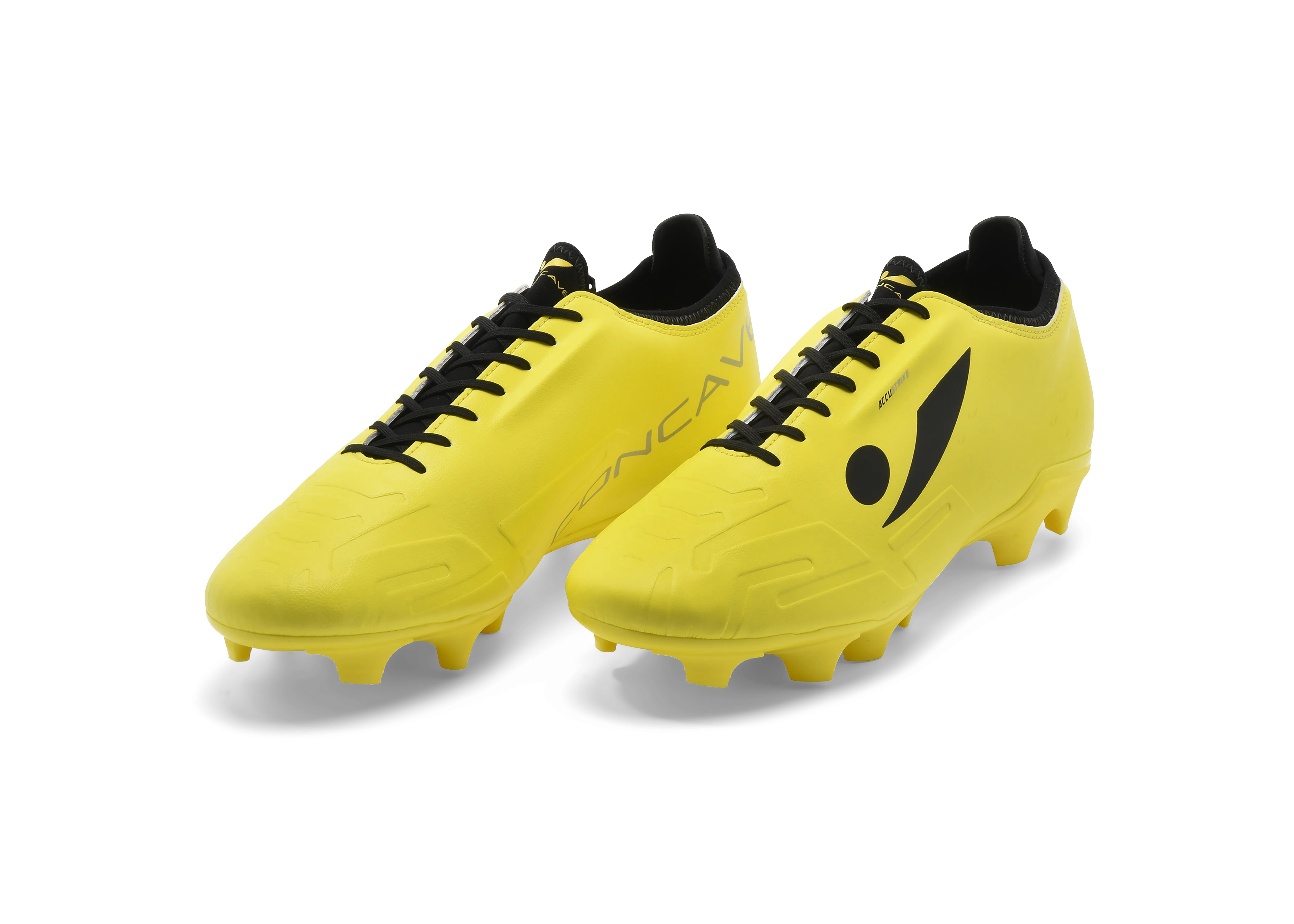 Concave Halo V2 Firm Ground Junior's Football Boots - Yellow/Black