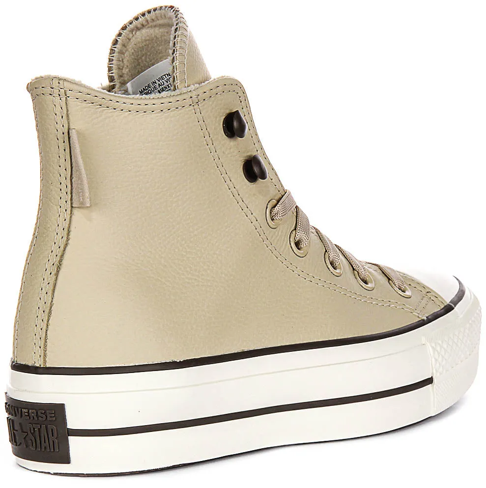 Converse All Star Lift A11158C In Cream For Women