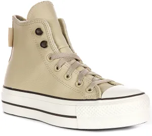 Converse All Star Lift A11158C In Cream For Women
