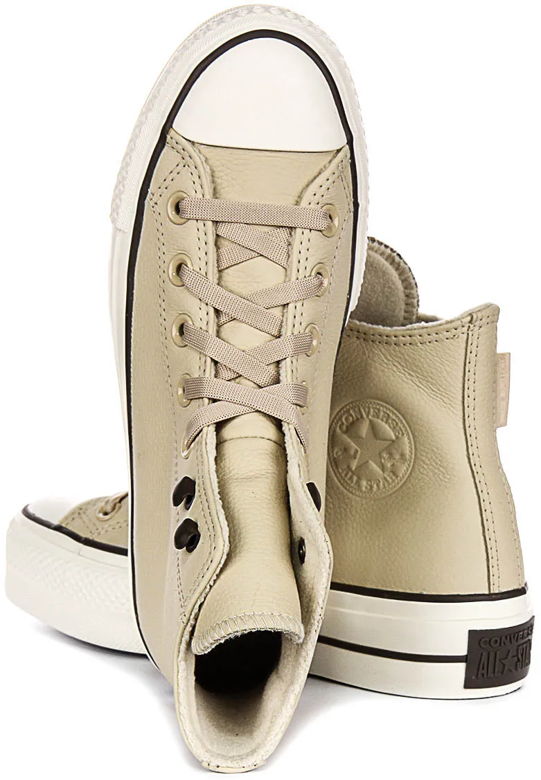 Converse All Star Lift A11158C In Cream For Women