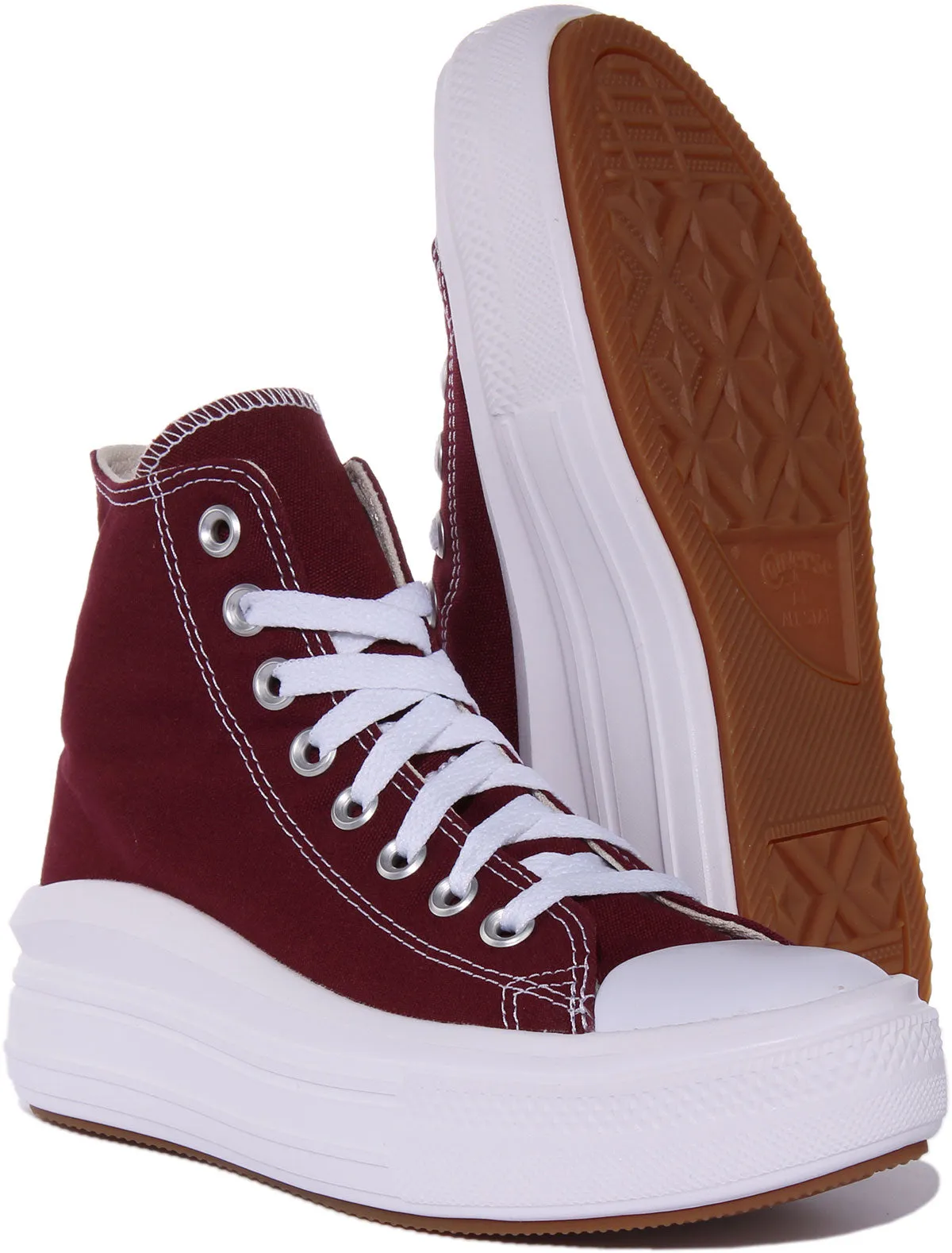 Converse All Star Move A02430C In Maroon