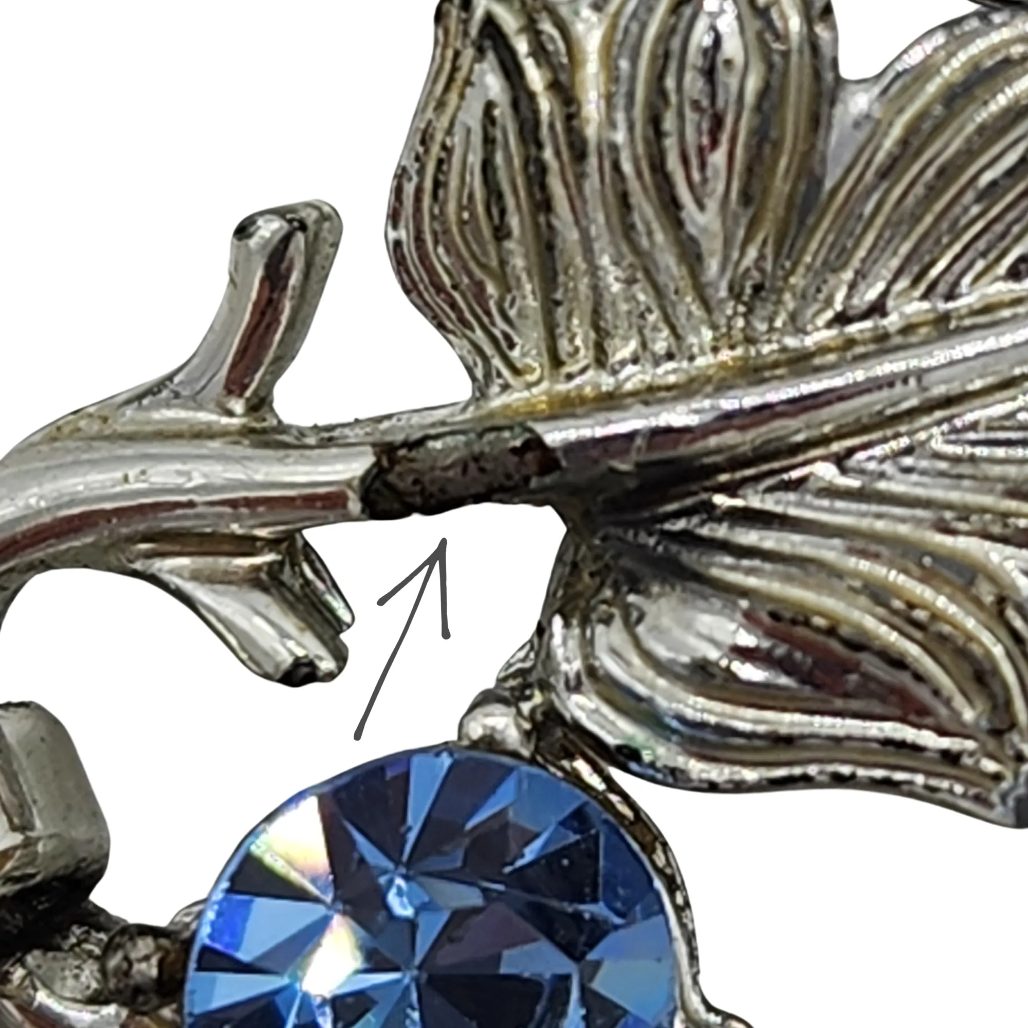 Coro Pegasus Des Pat Pend Rhinestone Necklace Circa 1945