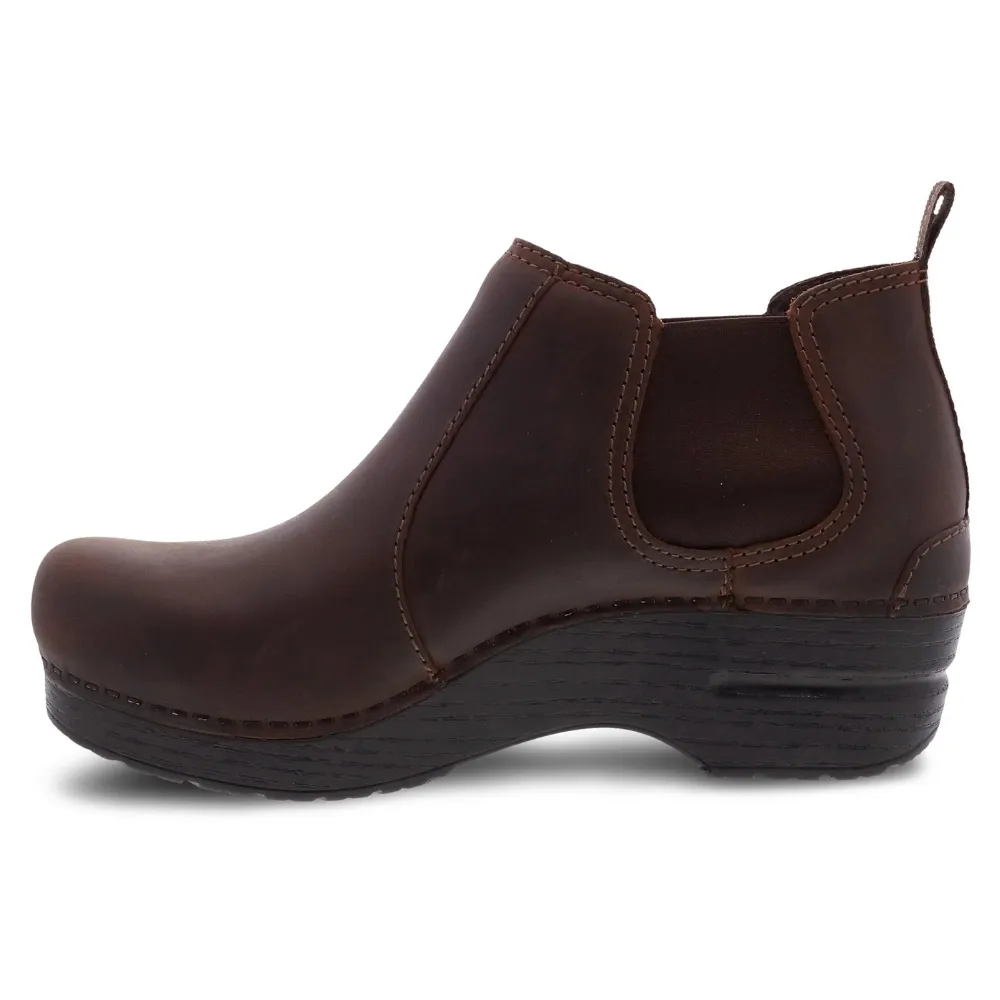 Dansko Frankie Antique Brown Oiled Boot Boot (Women's)