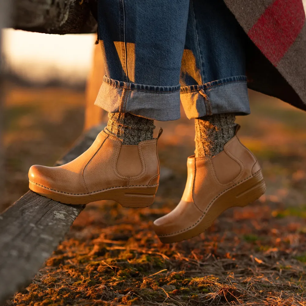 Dansko Frankie Honey Distressed Boot (Women's)