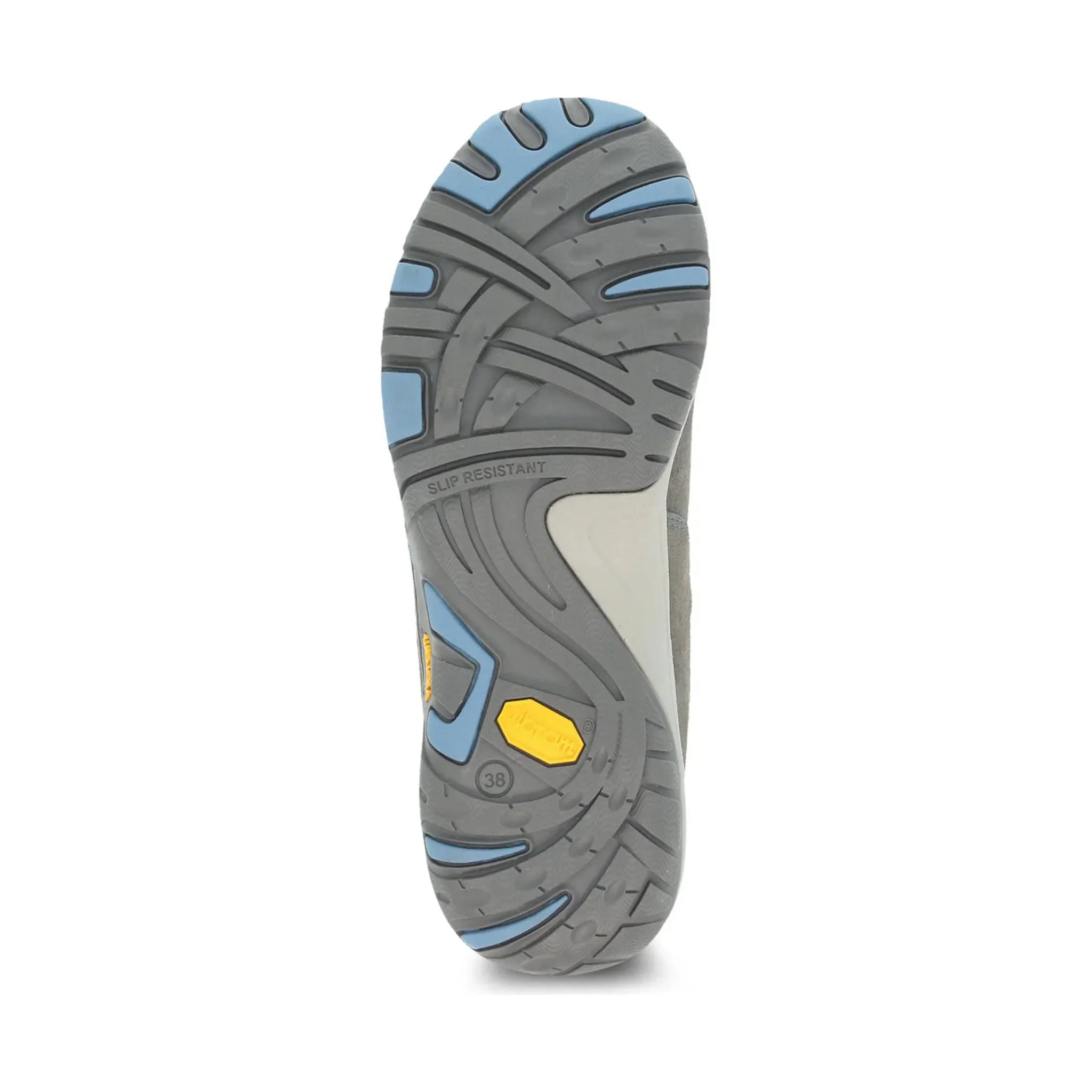 Dansko Women's Paisley Waterproof Sneaker - Grey/Blue Suede