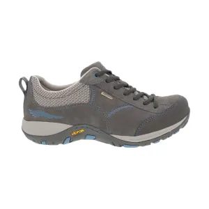 Dansko Women's Paisley Waterproof Sneaker - Grey/Blue Suede
