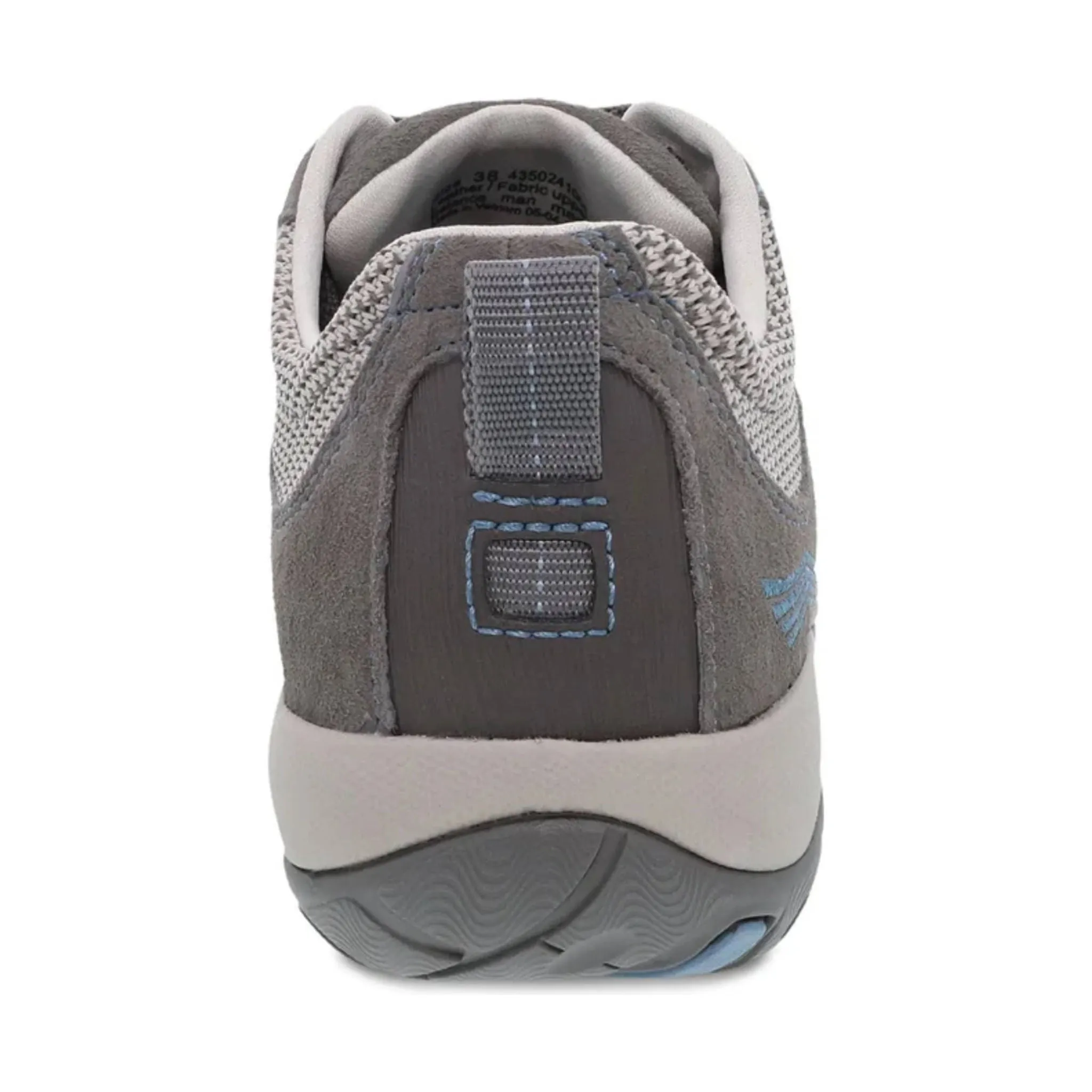 Dansko Women's Paisley Waterproof Sneaker - Grey/Blue Suede