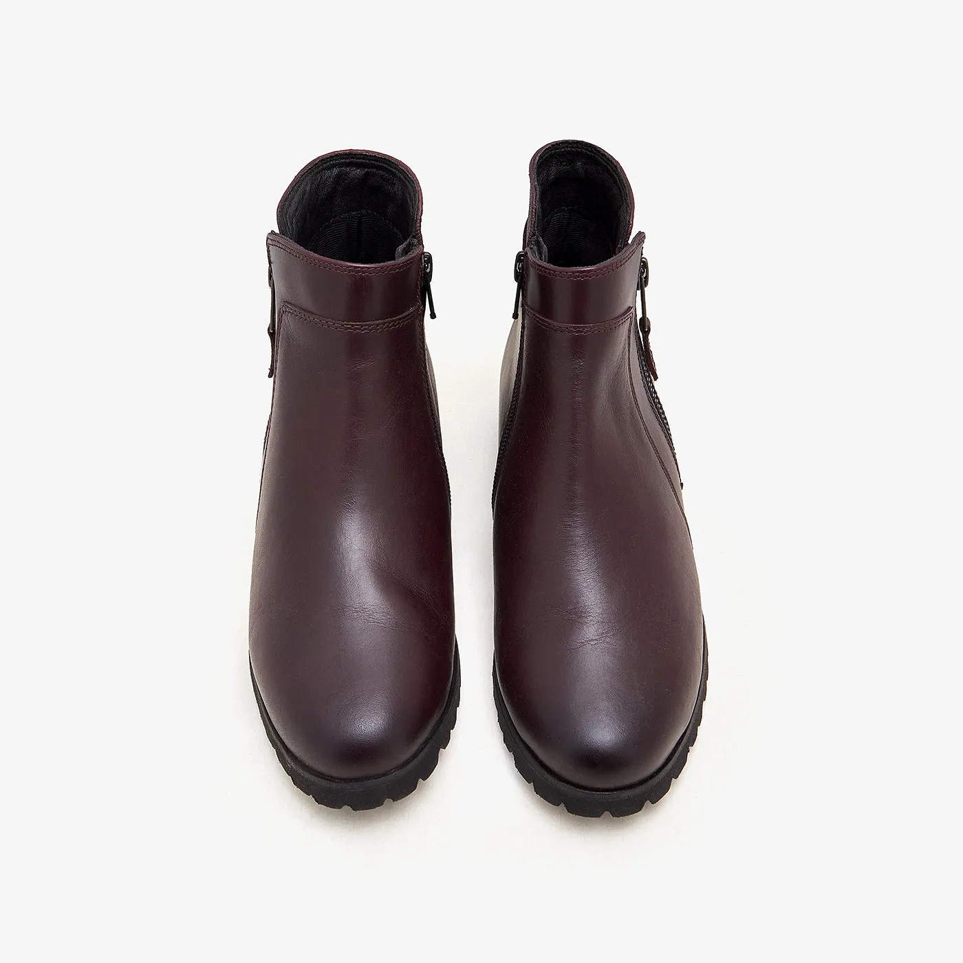 Dapper Leather Boots for Women