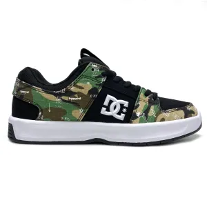 DC SHOES BASQUIAT LYNX ZERO BLACK CAMO PRINT TRAINERS