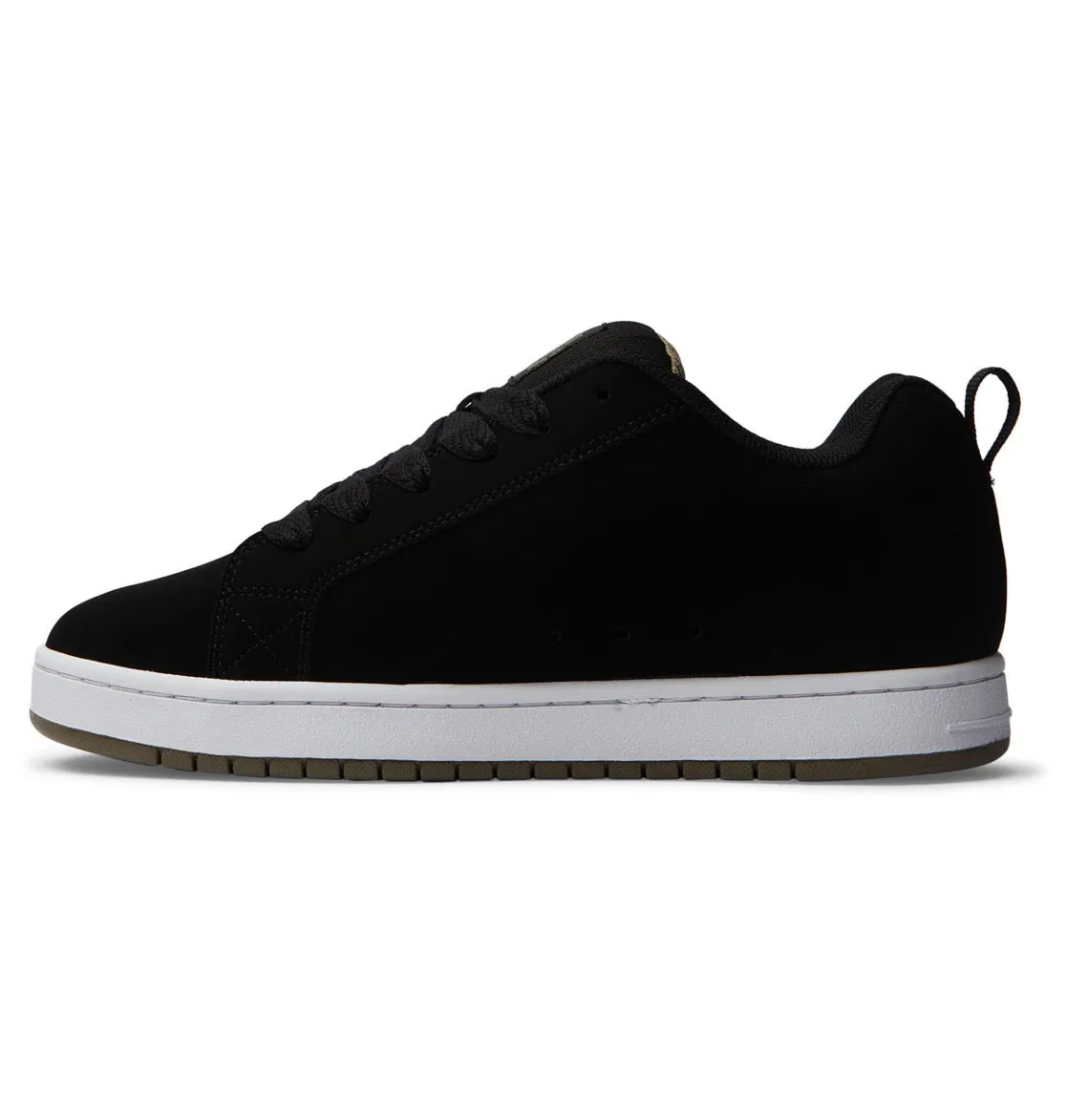 DC SHOES COURT GRAFFIK BLACK BLACK GREEN TRAINERS