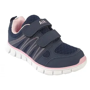 DEK AIR SPRINT Touch Fastening Lightweight Jogger Trainer Navy/Soft Pink