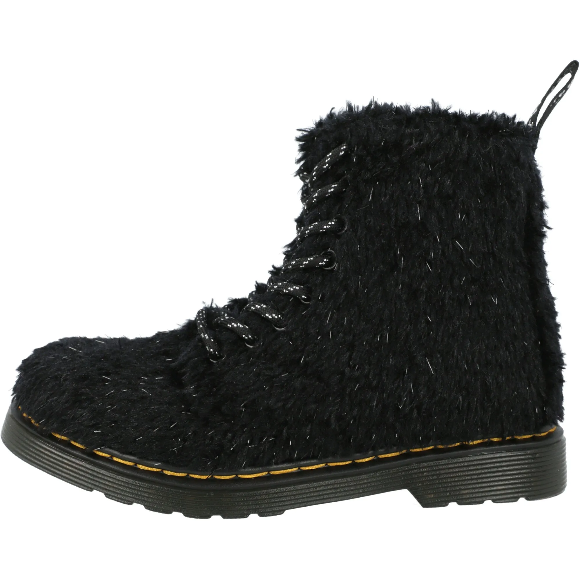 Dr Martens 1460 Pascal Junior Black Tinsel Boots