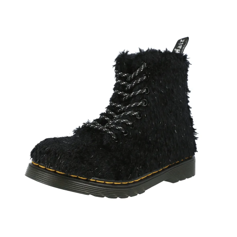 Dr Martens 1460 Pascal Junior Black Tinsel Boots