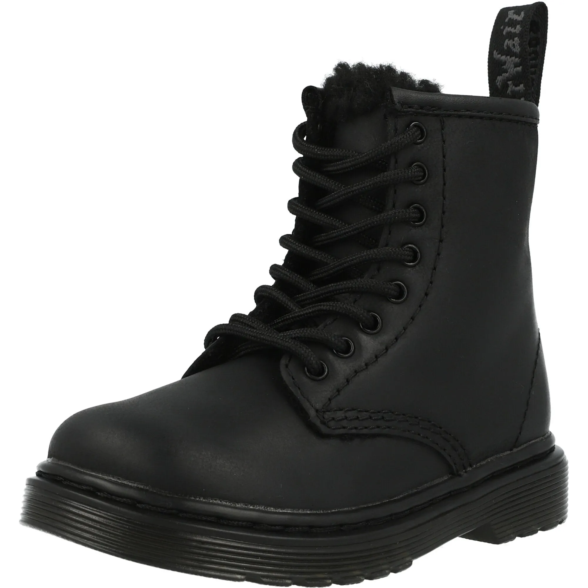 Dr Martens 1460 Serena Mono Black Kids Boots