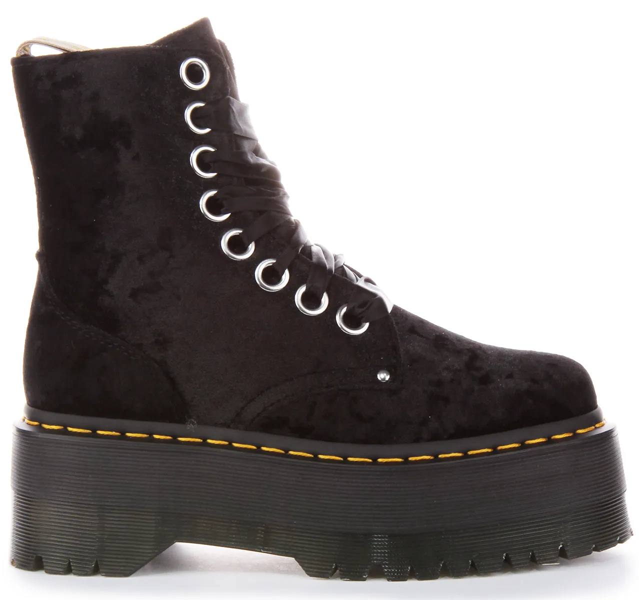 Dr Martens Vegan Jadon Max In Black For Women