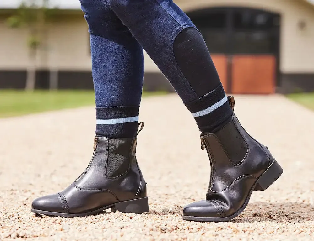 DUBLIN ZIP PADDOCK BOOTS BLACK CHILDS